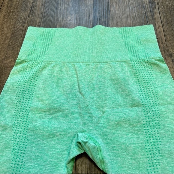 NWT Women’s Lime Green High Waist Compression Leggings Size S - Picture 4 of 9